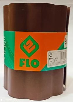 Бордюр садовый коричневый FLO ( Фло ) 20 см х 9 м (88705)