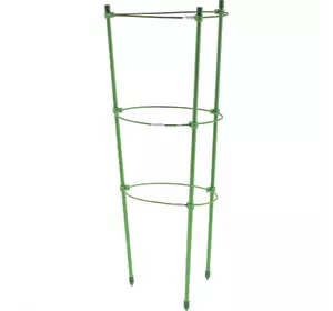 Поддержка для растений круглая H 60 см, 3 кольца PALISAD ( 644015) Поддержка для растений круглая H 60 см, 3 кольца PALISAD ( 644015)