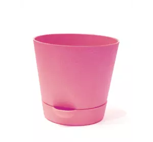 Горшок Фиалка 0.7 л с системой прикорневого полива ( светло розовый ) Горшок Фиалка 0.7 л с системой прикорневого полива ( светло розовый )