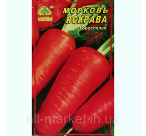 Семена моркови Яскрава 3 г (Насіння країни) Семена моркови Яскрава 3 г (Насіння країни)
