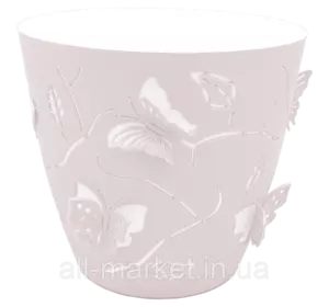 Горшок для цветов Планета 3D 0,7 л розовый Горшок для цветов Планета 3D 0,7 л розовый