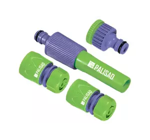 Набір для поливу PALISAD 3 / 4 "-розпилювач, 3 адаптера до розпилювача (651798) Набір для поливу PALISAD 3 / 4 "-розпилювач, 3 адаптера до розпилювача (651798)