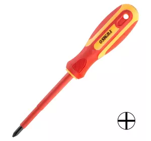 Отвертка диэлектрическая крестовая PH2×100мм 1000В CrV SIGMA   4008161 Отвертка диэлектрическая крестовая PH2×100мм 1000В CrV SIGMA   4008161