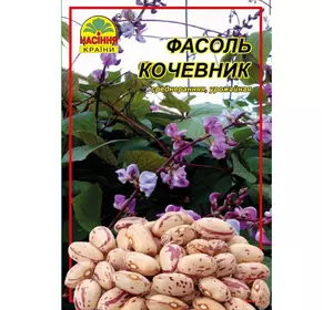 Семена фасоль вьющаяся Кочевник 15 г (Насіння країни) Семена фасоль вьющаяся Кочевник 15 г (Насіння країни)