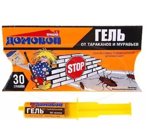 Гель от тараканов Домовой Прошка шприц 30 г Гель от тараканов Домовой Прошка шприц 30 г