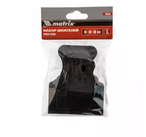 Набор шпателей резиновых  40-60-80 мм 3 шт (858285) Набор шпателей резиновых  40-60-80 мм 3 шт (858285)